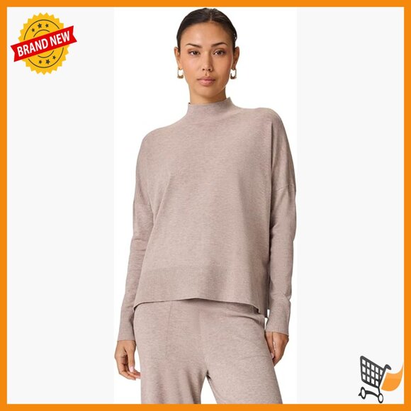 Mockneck Pullover Sweater Long Sleeve Fall Hand Wash Only Standard Size